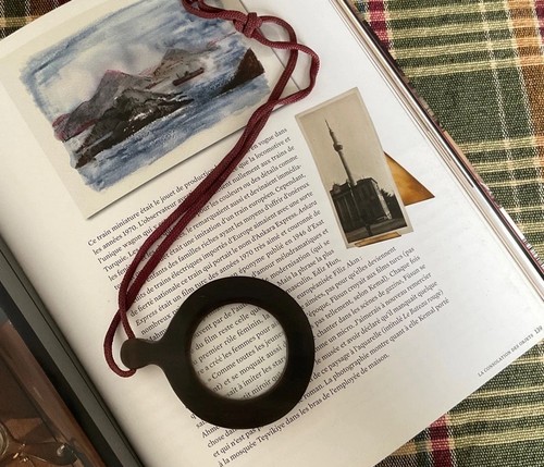 Petite loupe ancienne poche - petite, de