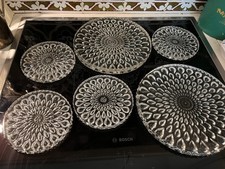 Circa 1960 - BACCARAT — "Gouttes d’eau" · Dessous-de-plat et bouteille cristal