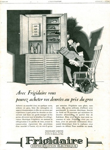 Publicité ancienne frigidaire - publicité,