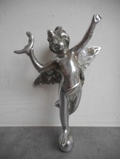 MASCOTTE AUTOMOBILE BOUCHON DE RADIATEUR ANGELOTS EN BRONZE
