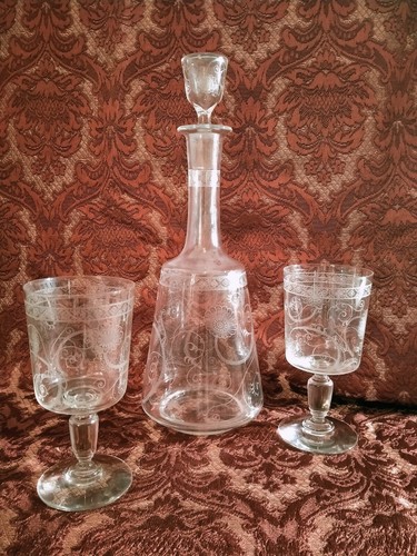 Verres carafe cristal - 2,