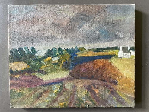 Tableau peinture paysage - tableau,