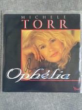 Michèle Torr : 45 trs vinyle (Ophélia) Dédicacé