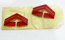 Paire de grades d'épaule.  Caporal, brigadier. Infanterie SAPEURS-POMPIERS