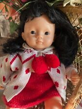 poupee corolle 36 cm 2001 asiatique numeros nuque avec une belle robe RARE**