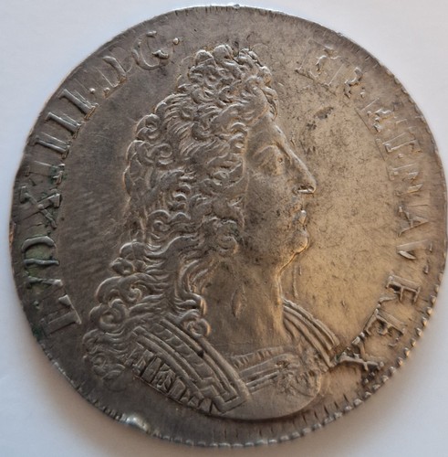 Ecu louis xiv 1704 2nd - ecu, xiv,