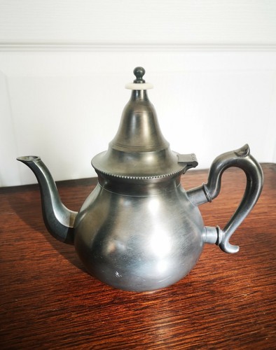 Vintage théière étain - vintage,
