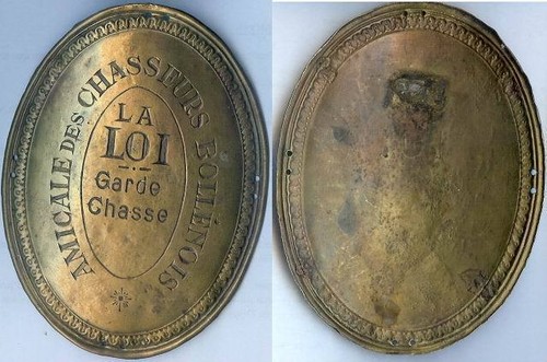 Plaque métier bollene - de,