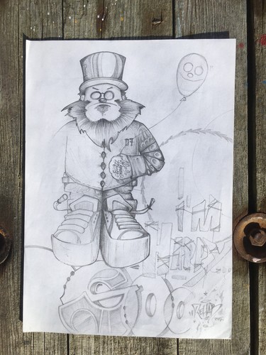 Dessin unique signée - ,
