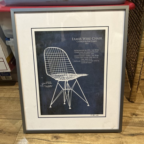 Eames print wire - eames, chair