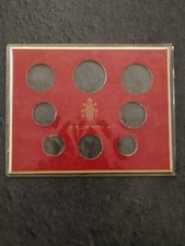 VIDE EMPTY / COFFRET VIDE POUR LIRES VATICAN 1966 AVEC JACQUETTE PLASTIQUE / VAT