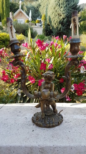 Superbe ancien pieds lampe - pieds, de