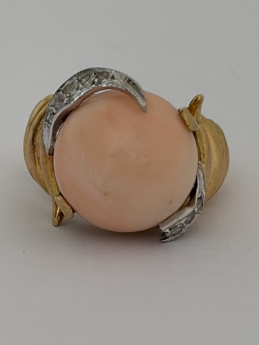7792 bague vintage jaune - 7792-,