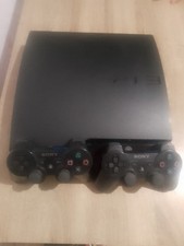 Sony PlayStation 3 Slim 320Go Console - Noire 2 manettes