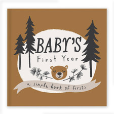 Baby Memory Book, Themed Baby First Year Book, First 5 Years Journal & Photo Alb