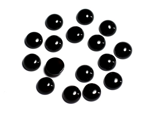 2pc cabochons pierre onyx - cabochons,