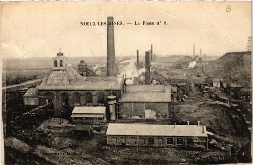 Cpa noeux les - noeux-les-mines, fosse