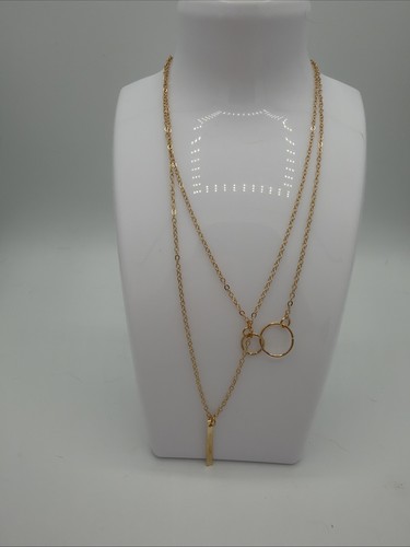 Collier multi rangs - , doré