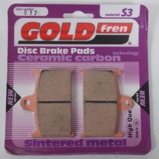 Plaquette de frein Gold Fren pour Moto Suzuki 1100 Gsx-R 1989 à 1992 AVG/AVD /