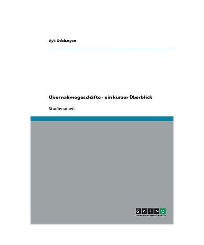 übernahmegeschäfte ein - Übernahmegeschäfte,
