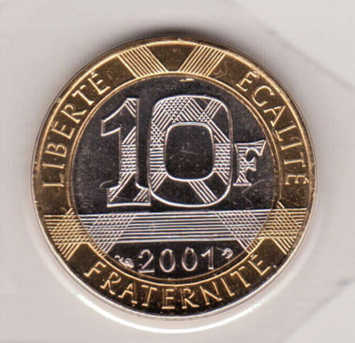 Francs 2001 fdc sous - bu,