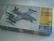 MAQUETTE AVION T-33A JET TRAINER ITALAEREI ( ITALERI) VINTAGE  1/48 - 1.48eme