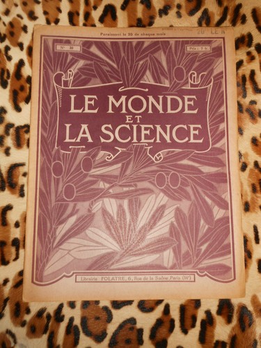 Revue monde et la science - et,