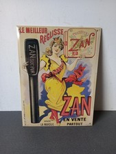 Plaque MÉTAL TOLE ZAN REGLISSE 40 CM X 30 CM