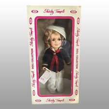 1982 SHIRLEY TEMPLE DOLL "Captain January" 7.5" - Open box...displayed only.