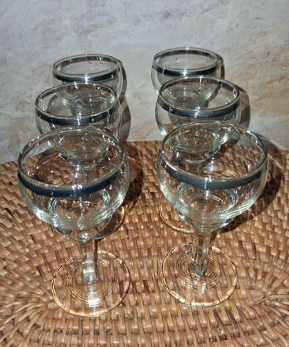 Verres liqueur 6 liseré - verres,