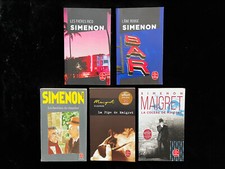 ¤ Lot 5 romans policiers - MAIGRET - Georges SIMENON - Livre de Poche