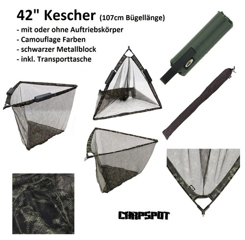 Xxl epuisette carpe camouflage - xxl,