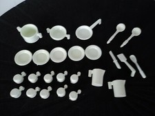 PLAYMOBIL vintage COLOR vaisselle assiettes casseroles … du set 3630 de  1978