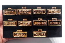 Série complète de fèves NIORT PLAQUES DE VILLES MH MOULIN À HUILE * 196