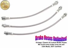 Inoxydable Frein Tuyau Set International Moissonneuse Scout II, 1971 1972 1973