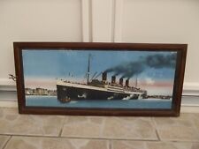 Ancien chromo paquebot FRANCE de la Cie Générale transatlantique L.L