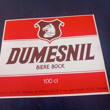 Étiquette biere Brie Dumesnil