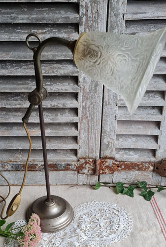 Ancienne lampe bureau col - bureau,