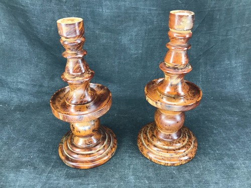 Paire bougeoirs ronce - bougeoirs,