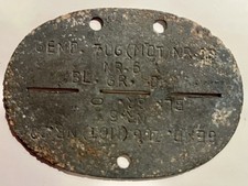 Allemagne Plaque Identité EK Marke ZN Gendarmerie Zug Mot 20 Bandenkampf