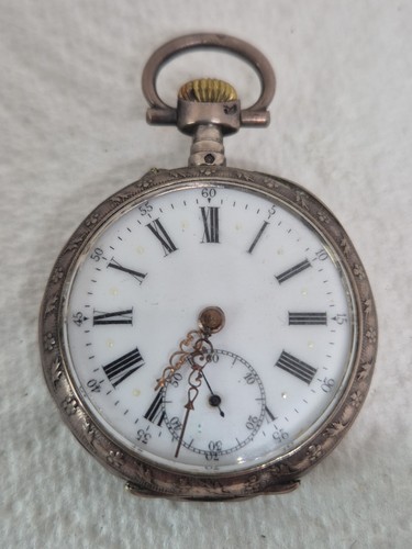 Montre gousset 39mm argent fin - 39mm,