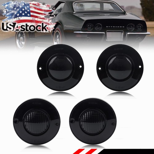 4pcs smoked lens rear tail - 4pcs,