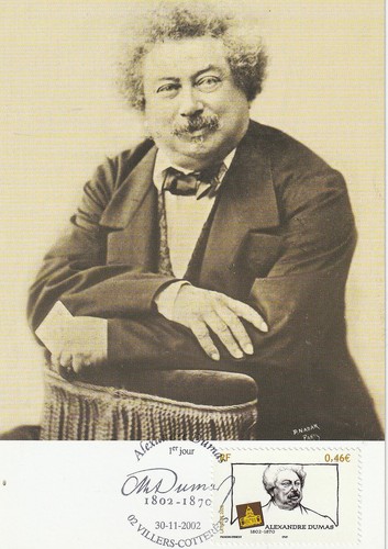 Carte 1er jour alexandre dumas - carte,