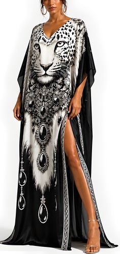 Silk kaftan signature - kaftan,
