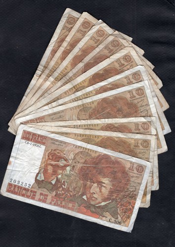 France lot billets - billets, 10