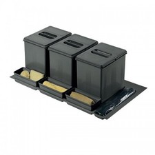 Poubelle tri-sélectif 3 bacs