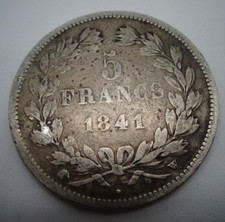 5 francs argent Louis Philippe 1841 W