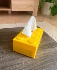 Boîte à Mouchoirs Forme Lego Jaune – Neuve