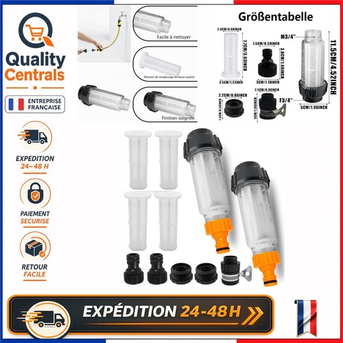 Filtres eau pour tuyau - 3/4",