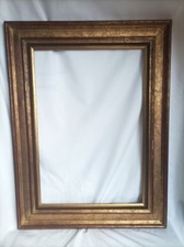 Joli cadre doré à la feuille d'or des années 1970 - Format 10P